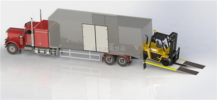 伸缩式尾板演示图 伸缩式尾板演示图